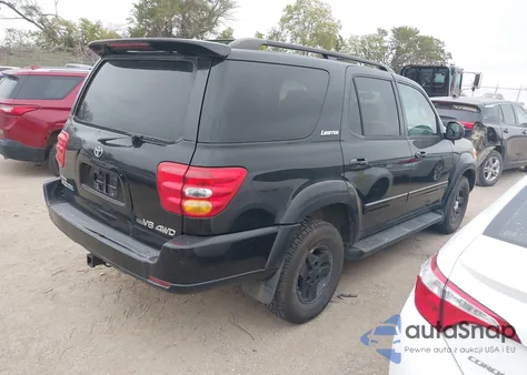 2001 Toyota Sequoia Limited V8 z USA, uszkodzony, nr VIN 5TDBT48A41S005639